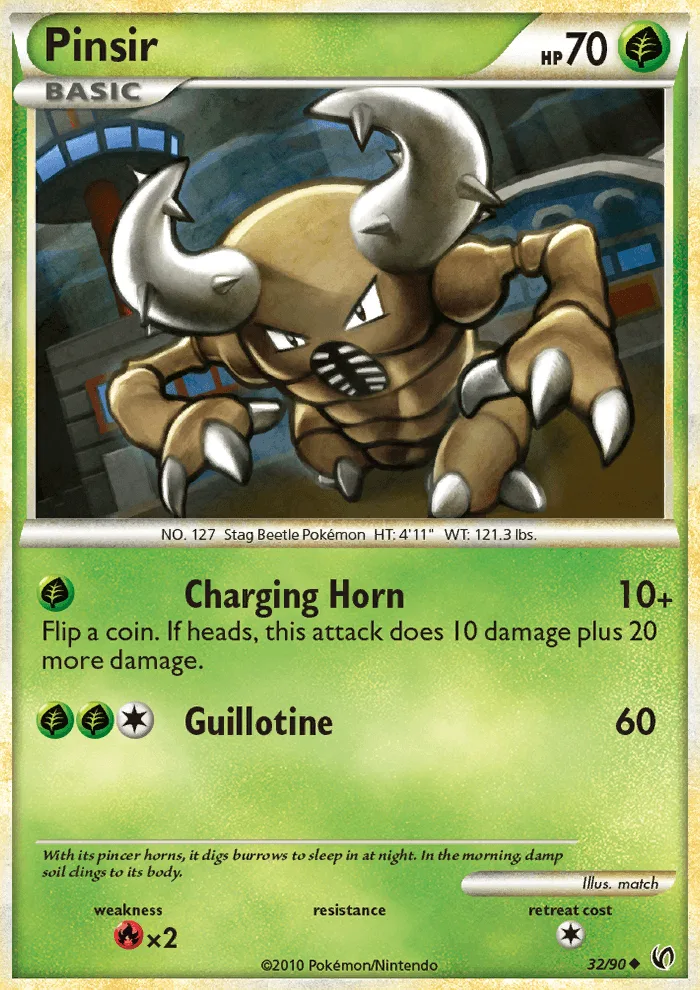 Pinsir · Undaunted 32/90