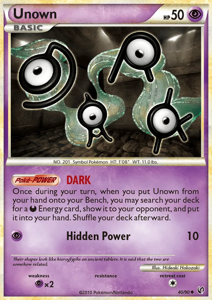 Unown · Undaunted 40/90