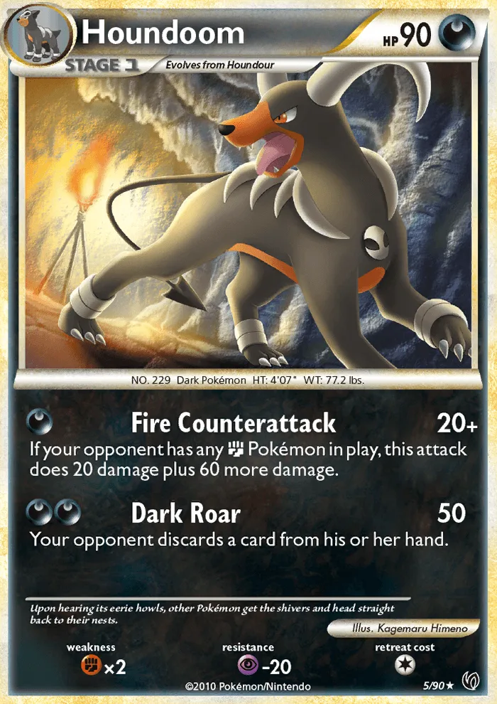 Houndoom · Undaunted 5/90
