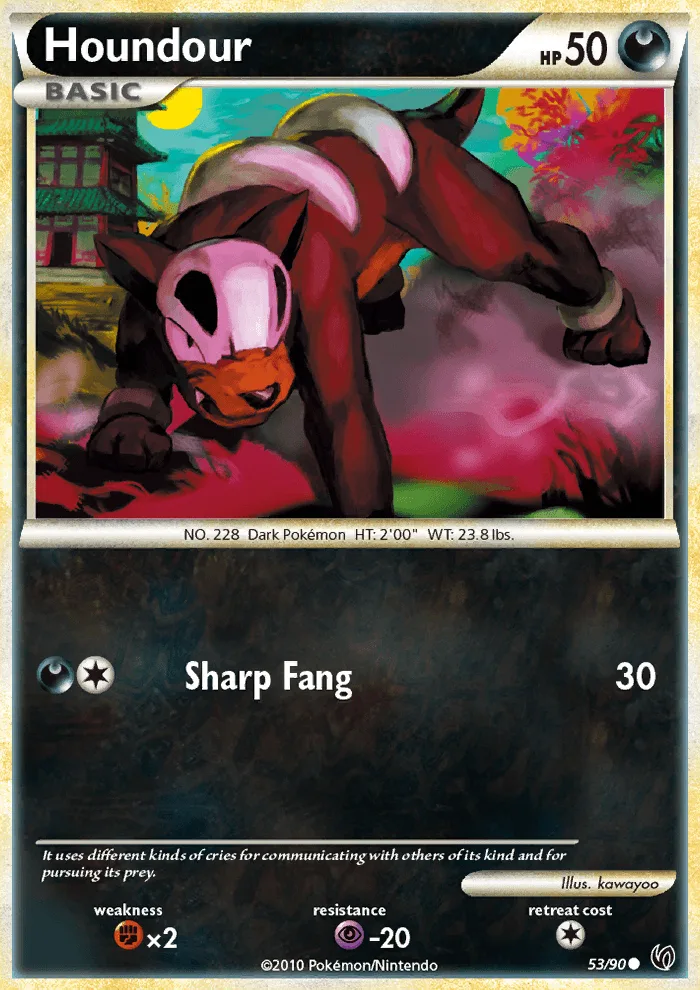 Houndour · Undaunted 53/90