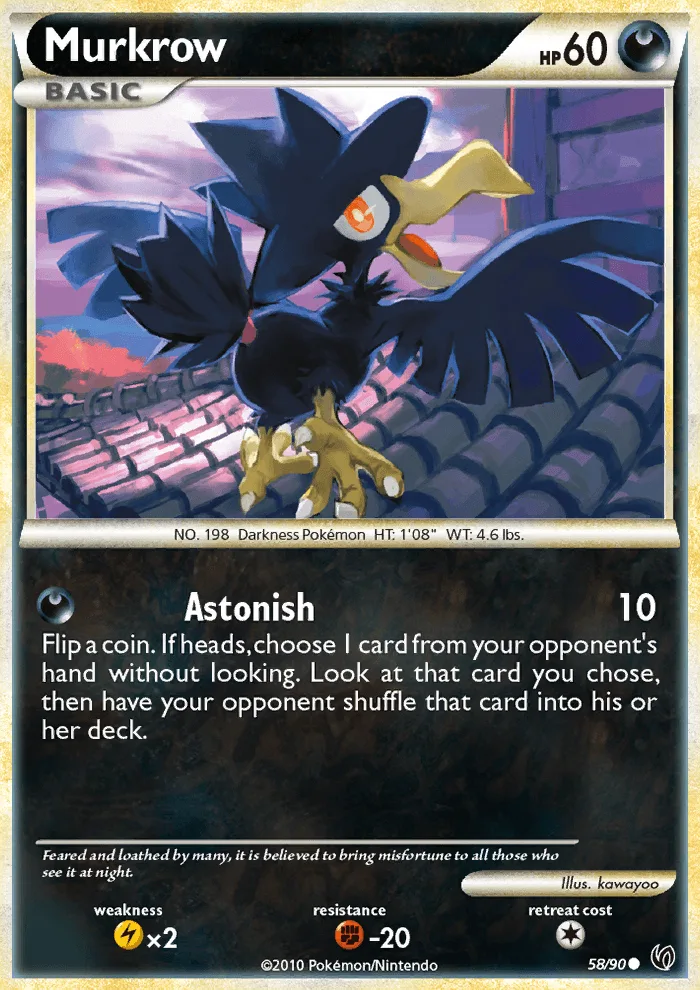 Murkrow · Undaunted 58/90