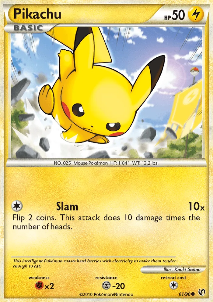 Pikachu · Undaunted 61/90