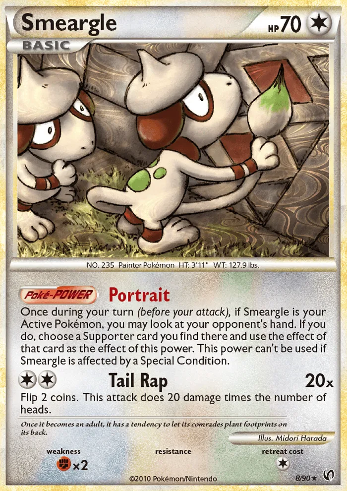 Smeargle · Undaunted 8/90