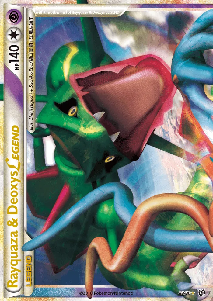 Rayquaza & Deoxys LEGEND · Undaunted 89/90
