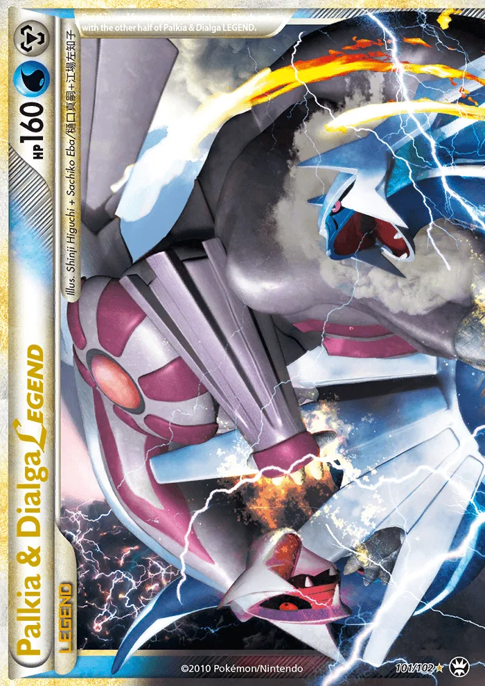 Palkia & Dialga LEGEND · Triumphant 101/102