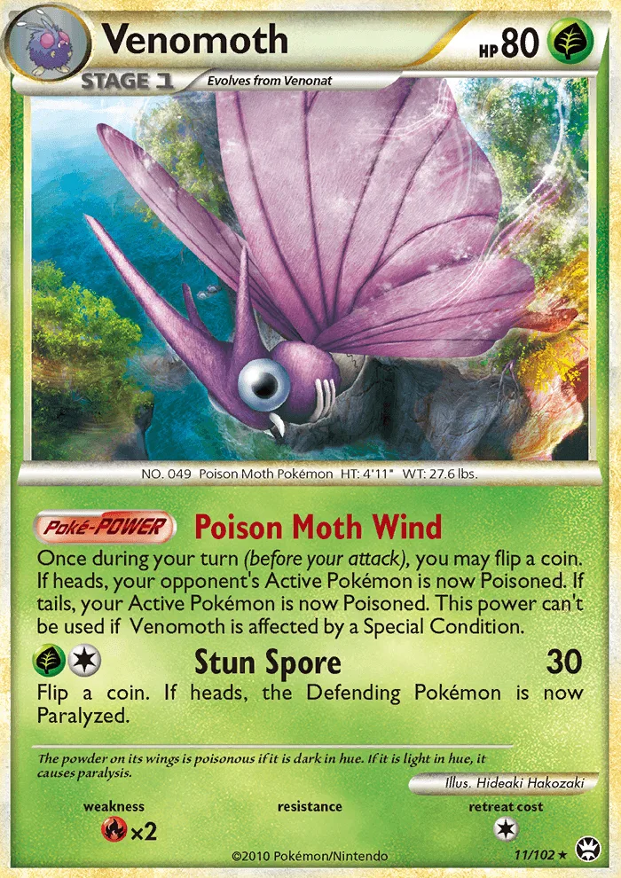 Venomoth · Triumphant 11/102