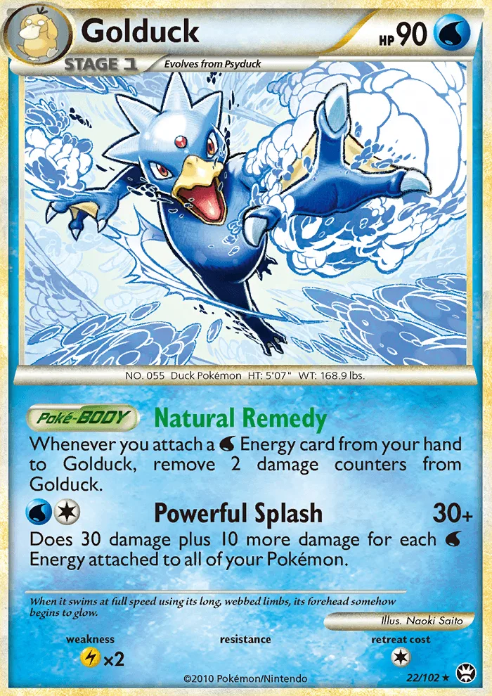 Golduck · Triumphant 22/102