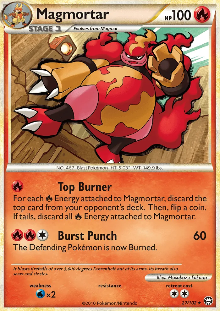 Magmortar · Triumphant 27/102