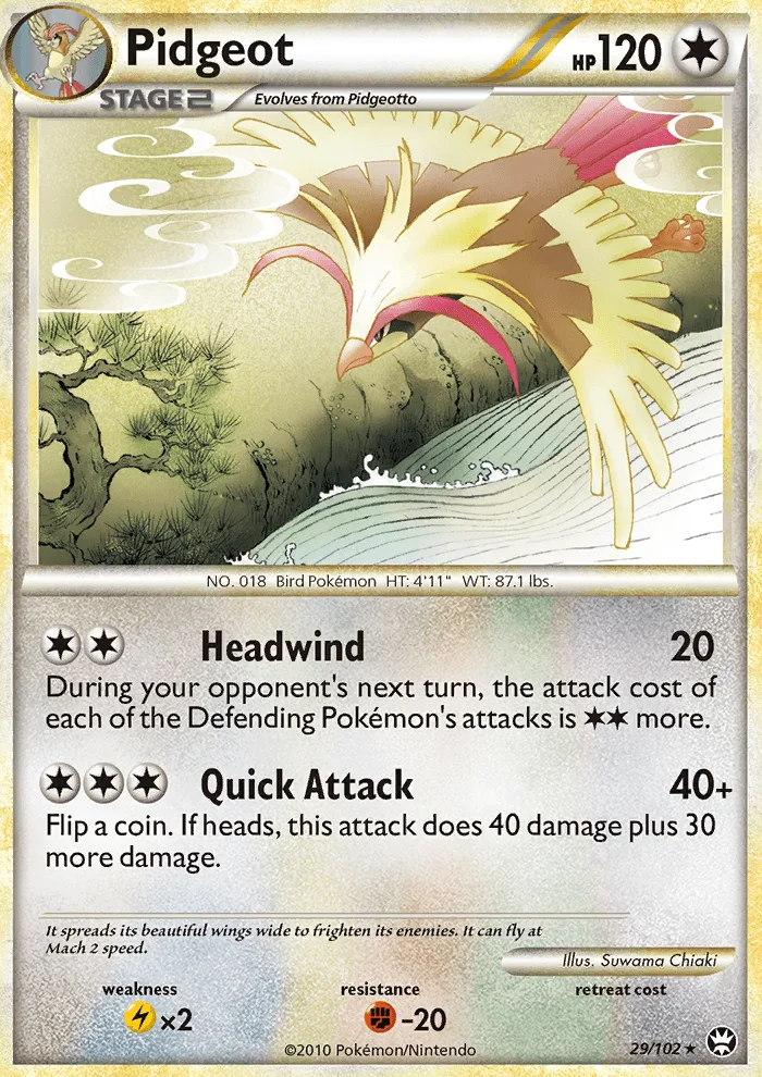 Pidgeot · Triumphant 29/102