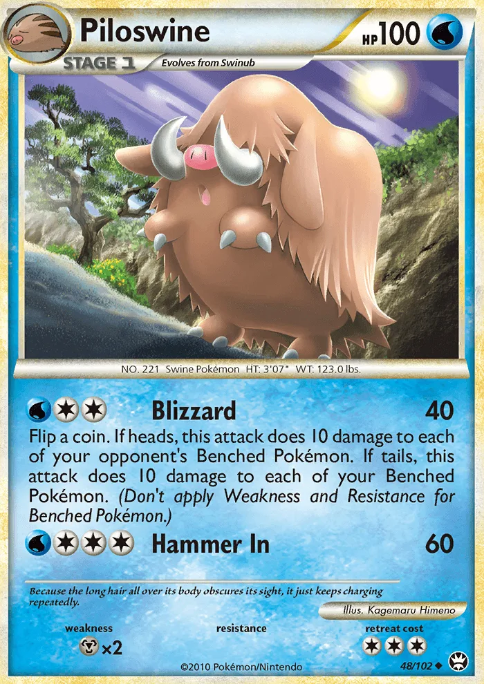Piloswine · Triumphant 48/102
