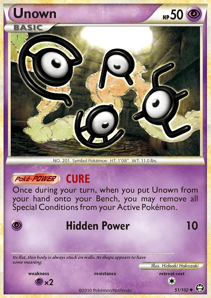 Unown · Triumphant 51/102