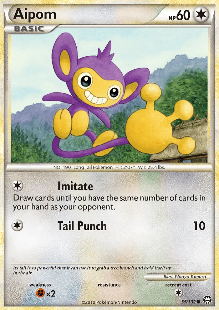 Aipom · Triumphant 55/102