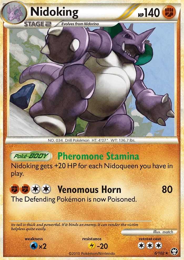 Nidoking · Triumphant 6/102