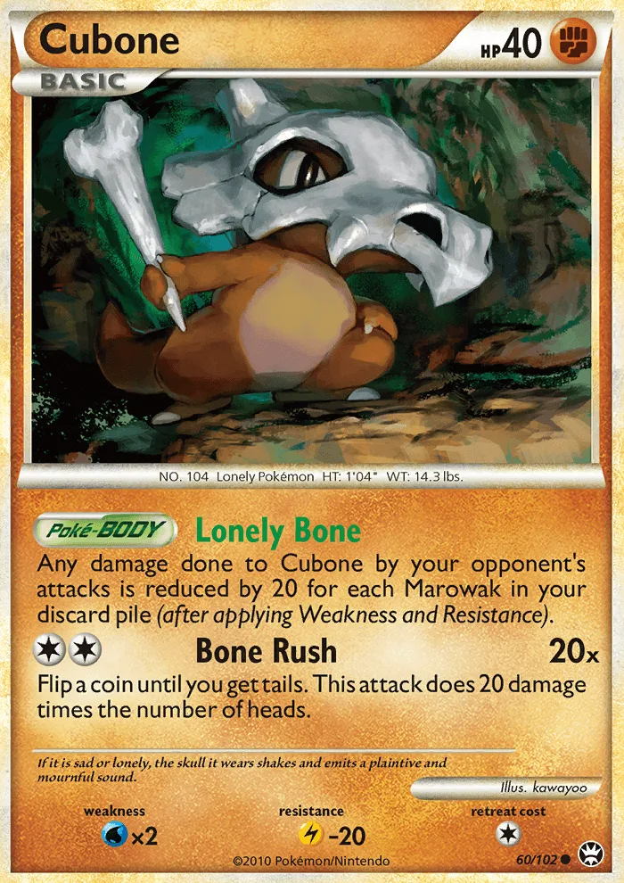 Cubone · Triumphant 60/102