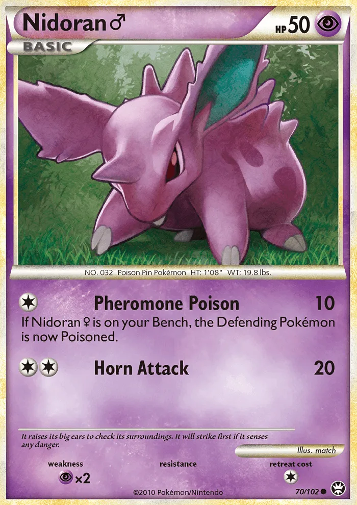 Nidoran ♂ · Triumphant 70/102