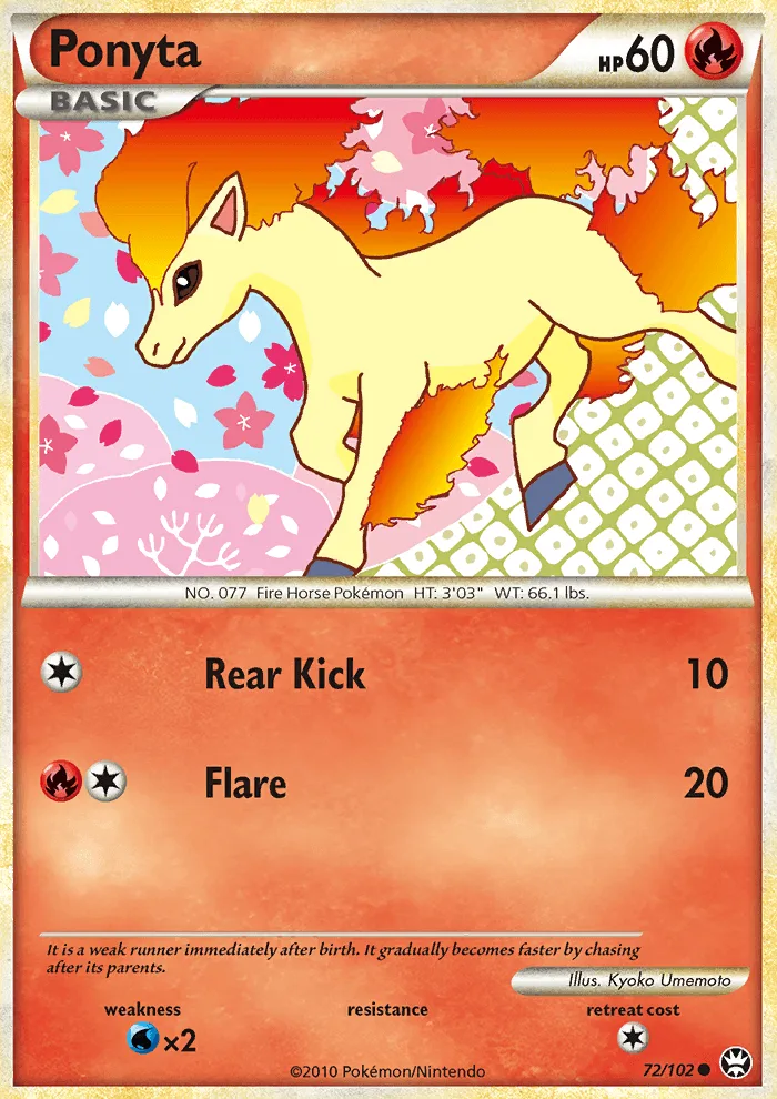 Ponyta · Triumphant 72/102
