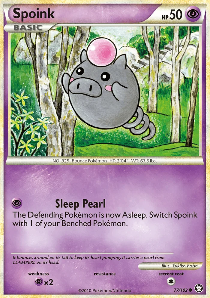 Spoink · Triumphant 77/102