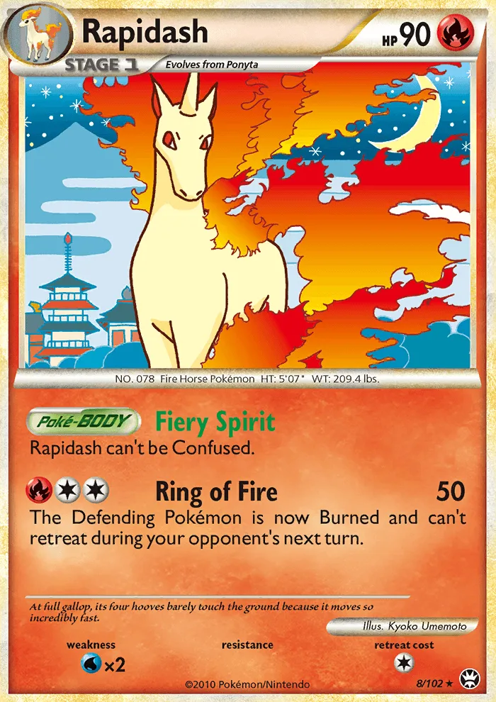 Rapidash · Triumphant 8/102
