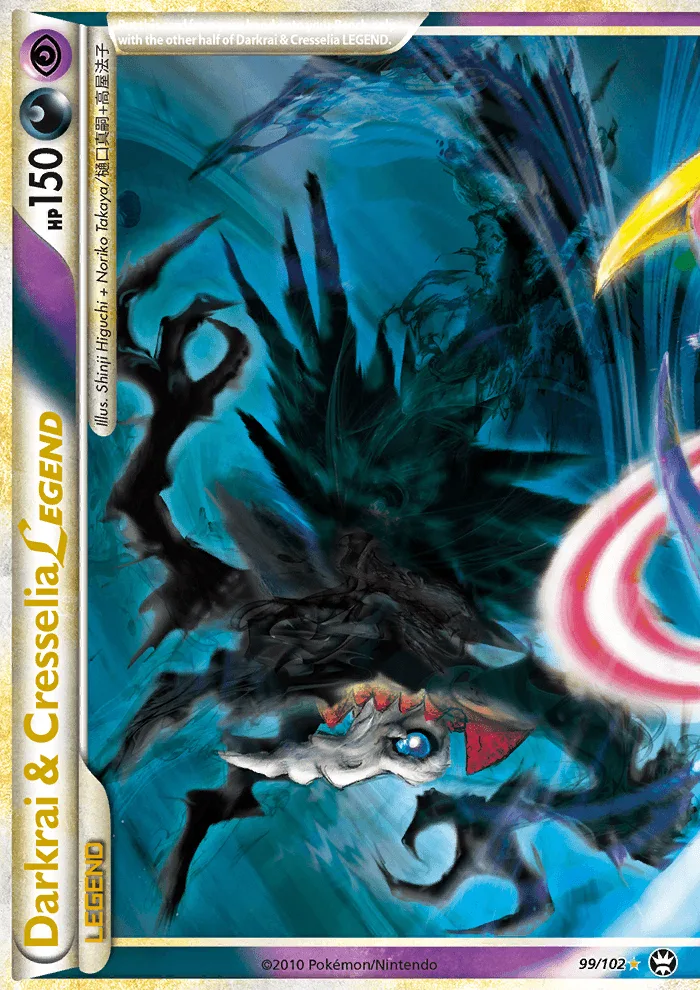 Darkrai & Cresselia LEGEND · Triumphant 99/102
