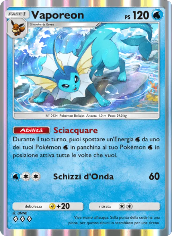 Vaporeon · L'Isola Misteriosa 019/68