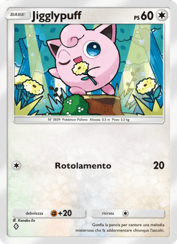 Jigglypuff · Tripudio Splendente 060/72