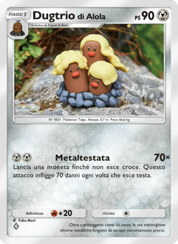 Dugtrio di Alola · Guardiani Astrali 118/155