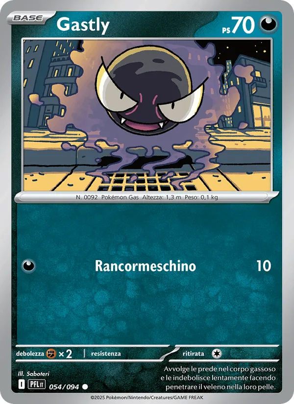 Gastly · Fiamme Spettrali 054/94
