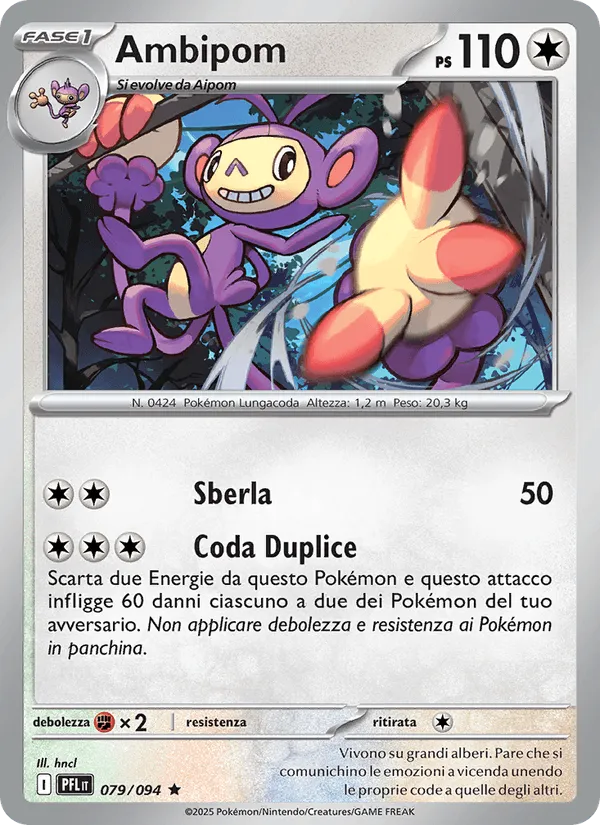Ambipom · Fiamme Spettrali 079/94