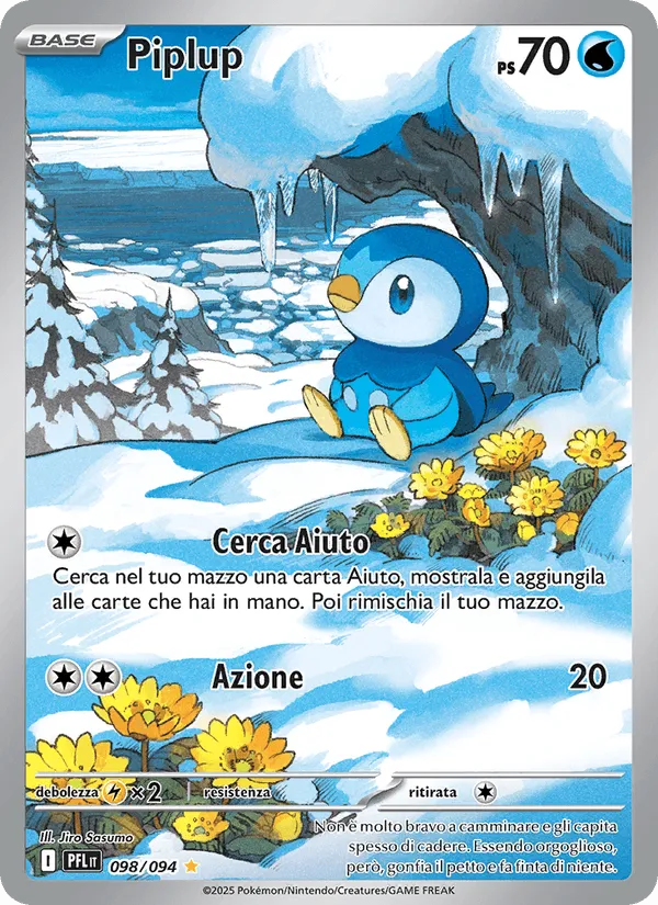 Piplup · Fiamme Spettrali 098/94