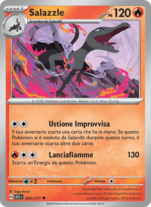 Salazzle · Ascesa Eroica 035/217