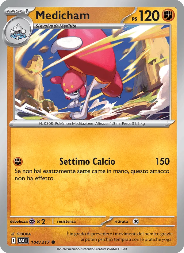 Medicham · Ascesa Eroica 104/217