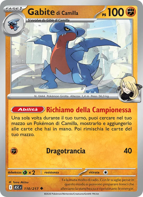 Gabite di Camilla · Ascesa Eroica 110/217