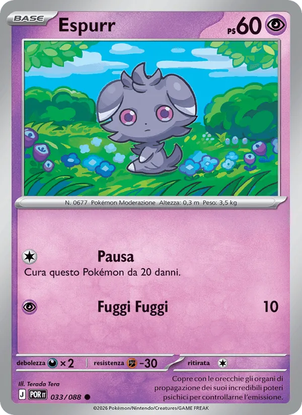 Espurr · Equilibrio Perfetto 033/88
