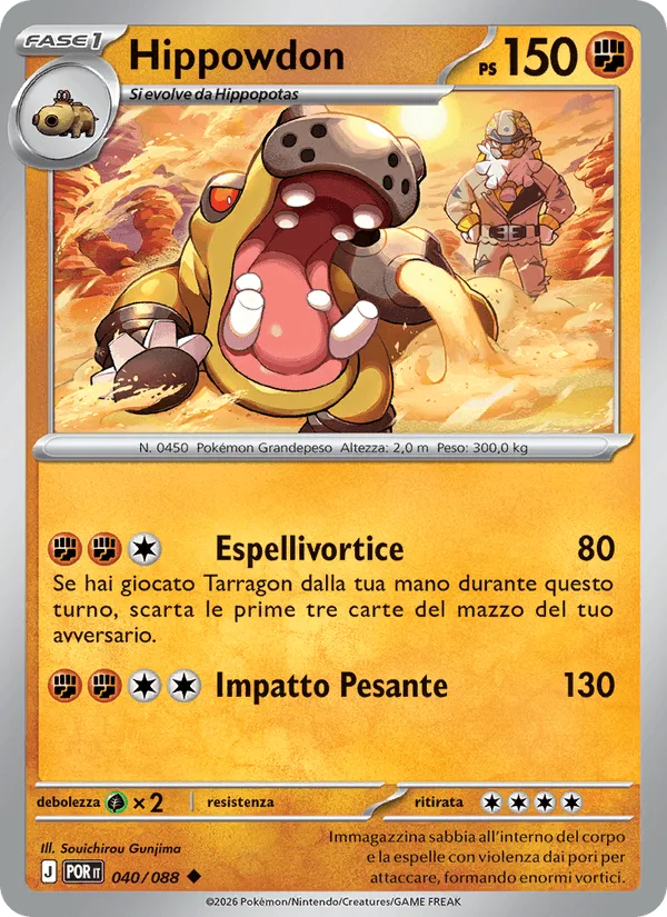 Hippowdon · Equilibrio Perfetto 040/88