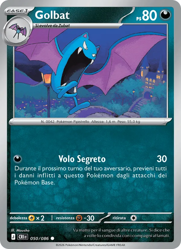 Golbat · Caos Nascente 050/86