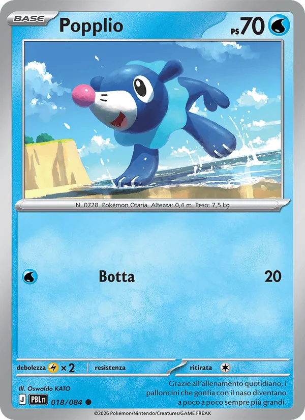 Popplio · Buio Pesto 018/84