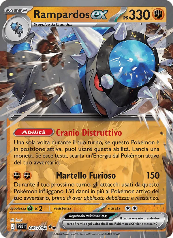 Rampardos-ex · Buio Pesto 045/84
