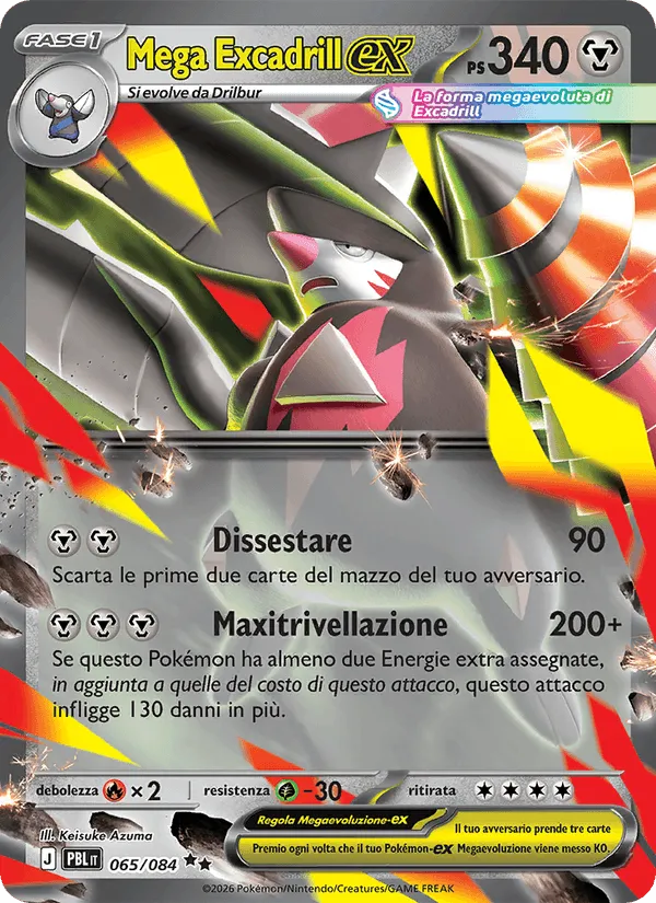 Mega Excadrill-ex · Buio Pesto 065/84
