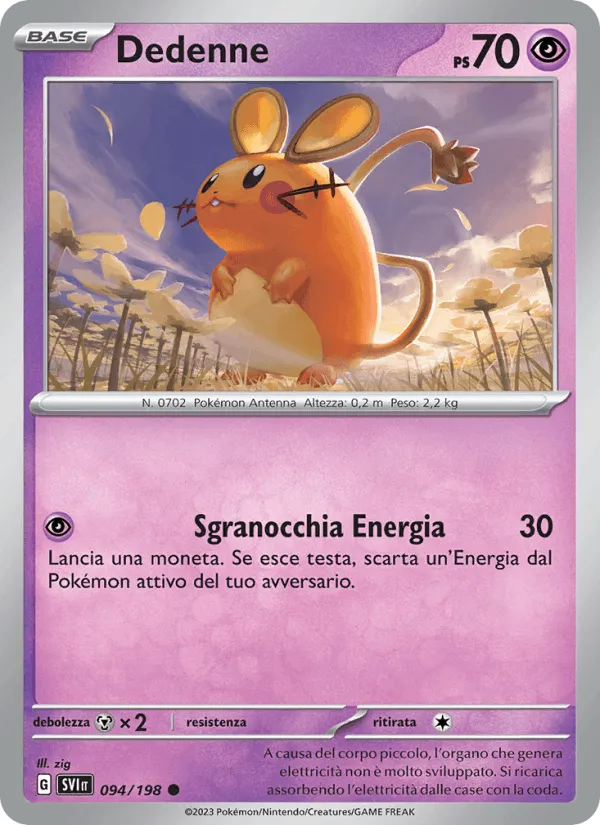 Dedenne · Scarlatto e Violetto 094/198