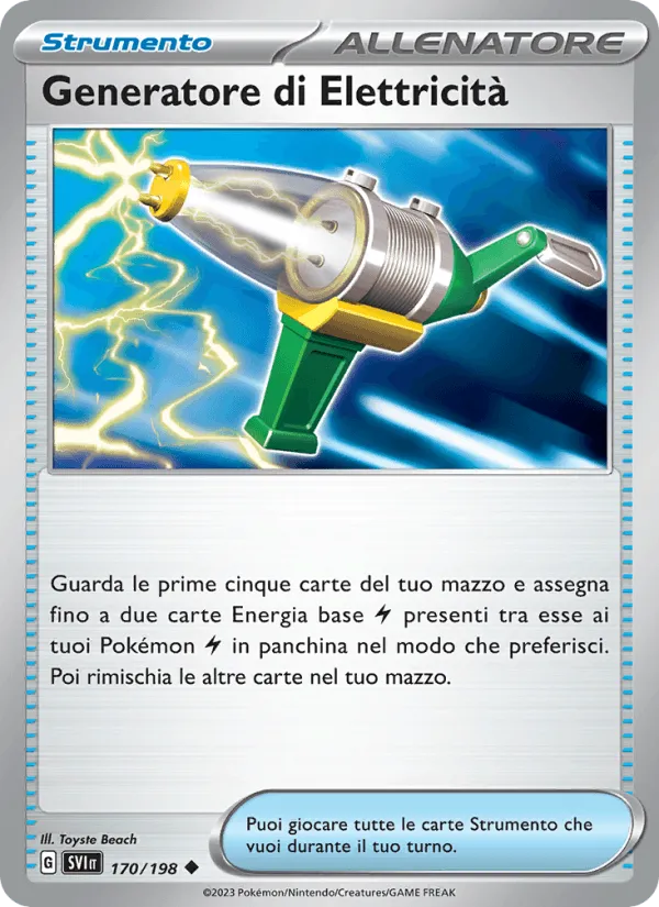 Generatore di Elettricità · Scarlatto e Violetto 170/198