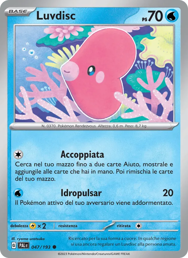Luvdisc · Evoluzioni a Paldea 047/193