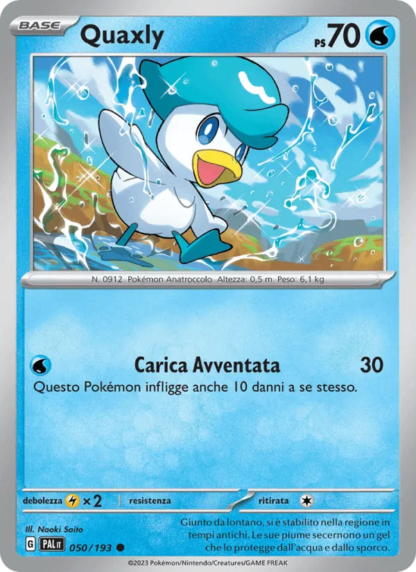 Quaxly · Evoluzioni a Paldea 050/193