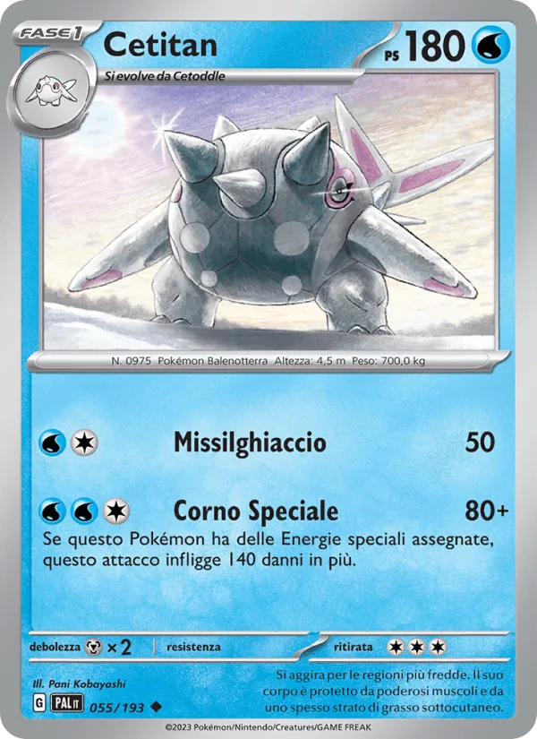 Cetitan · Evoluzioni a Paldea 055/193