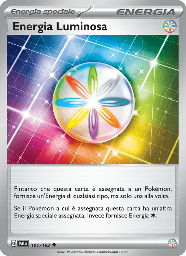Energia Luminosa · Evoluzioni a Paldea 191/193