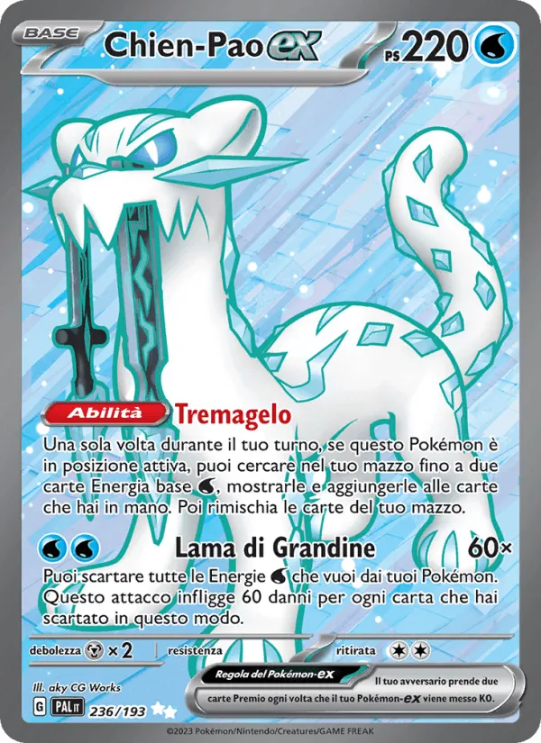 Chien-Pao-ex · Evoluzioni a Paldea 236/193