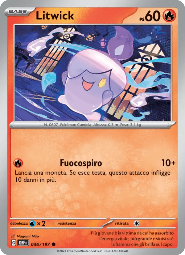 Litwick · Ossidiana Infuocata 036/197
