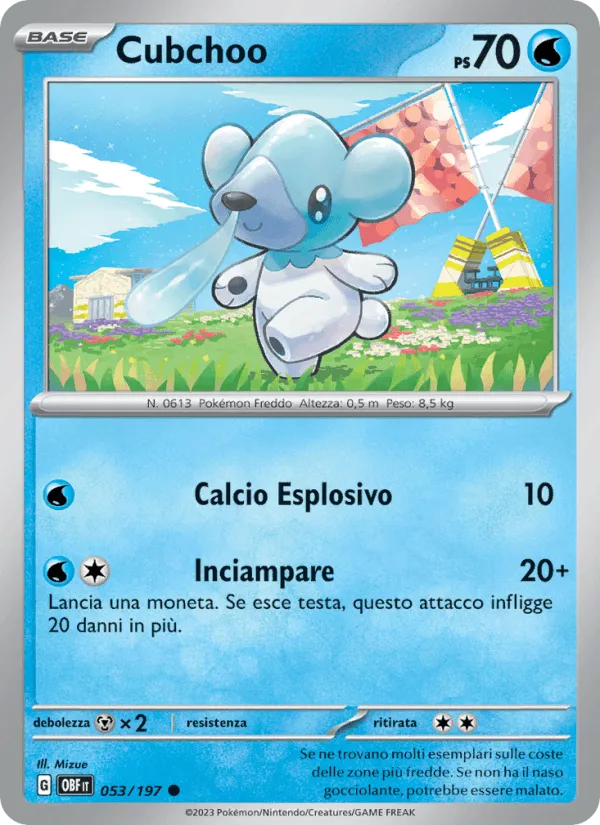 Cubchoo · Ossidiana Infuocata 053/197