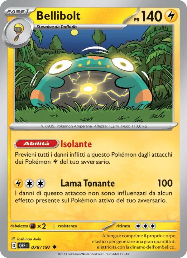 Bellibolt · Ossidiana Infuocata 078/197
