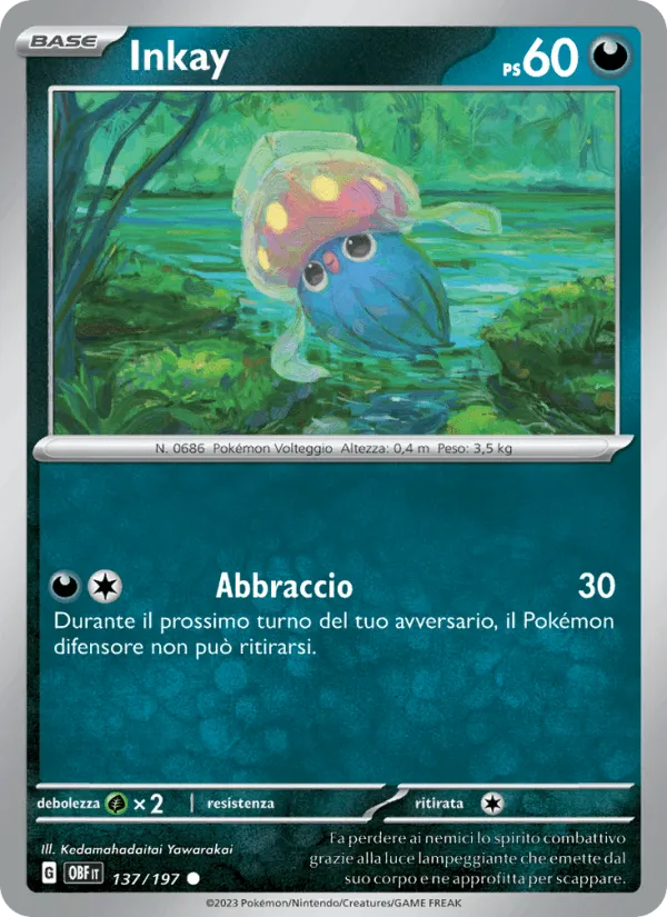 Inkay · Ossidiana Infuocata 137/197