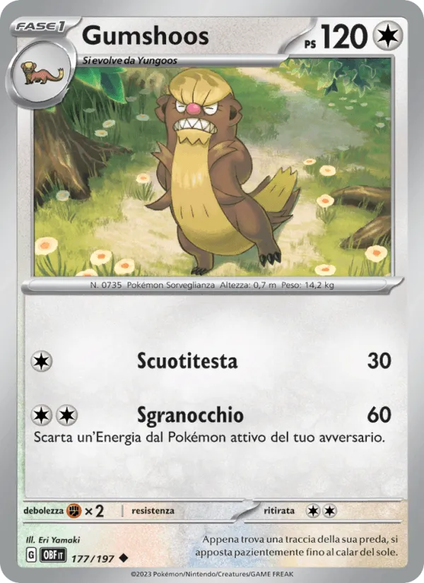 Gumshoos · Ossidiana Infuocata 177/197